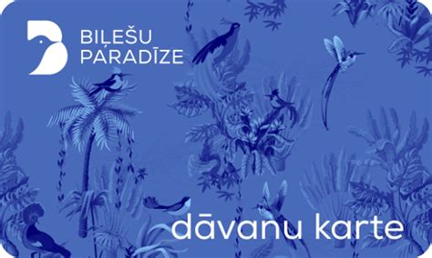 bilesuparadize dāvanu kartes.